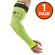 Proflex By Ergodyne 22" Lime Cut-Resistant Arm Sleeve Pair 7941-PR22